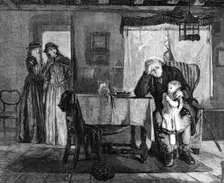 "Scene from Tennyson's Dora'", by A. H. Burr, 1864. Creator: W Thomas