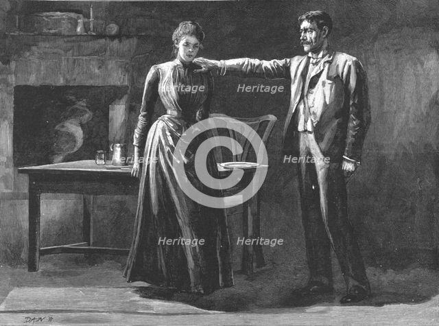 Scene from "Tess of the D'Urbervilles", by Thomas Hardy, 1891. Creator: Unknown.