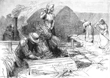 Scene from "Tess of the D'Urbervilles", by Thomas Hardy, 1891. Creator: Sydall