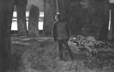 Scene from "Tess of the D'Urbervilles", by Thomas Hardy, 1891. Creator: Hubert von Herkomer