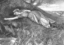 Scene from "Tess of the D'Urbervilles", by Thomas Hardy, 1891. Creator: E Borough Johnson