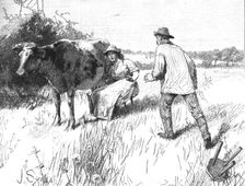 Scene from "Tess of the D'Urbervilles", by Thomas Hardy, 1891. Creator: Hubert von Herkomer