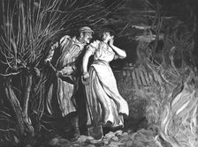 Scene from "Tess of the D'Urbervilles", by Thomas Hardy, 1891. Creator: Hubert von Herkomer