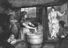 Scene from "Tess of the D'Urbervilles", by Thomas Hardy, 1891. Creator: Hubert von Herkomer