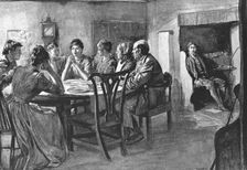 Scene from "Tess of the D'Urbervilles", by Thomas Hardy, 1891. Creator: Hubert von Herkomer