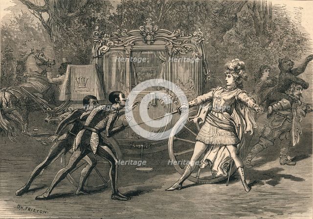 'Scene from the Covent Garden Pantomime', 1878. Creator: David Henry Friston.