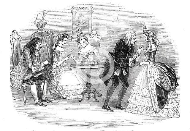 Scene from "The Confederacy", at the Haymarket Theatre, 1844. Creator: Unknown.