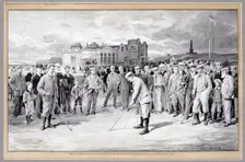 Scene from the Amateur Golf Championship, St Andrews, 1895. Creator: Unknown