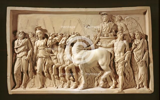 Scene from the Arch of Titus, c.1791. Creator: Jean Guillaume Moitte.