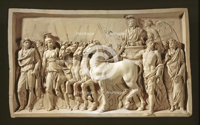 Scene from the Arch of Titus, c.1791. Creator: Jean Guillaume Moitte.