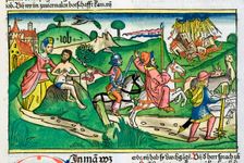 Scene from the Book of Job. Creator: Unknown