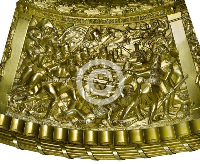 Scene from the Battle of Vitoria, 1813 (1822). Artist: Unknown.