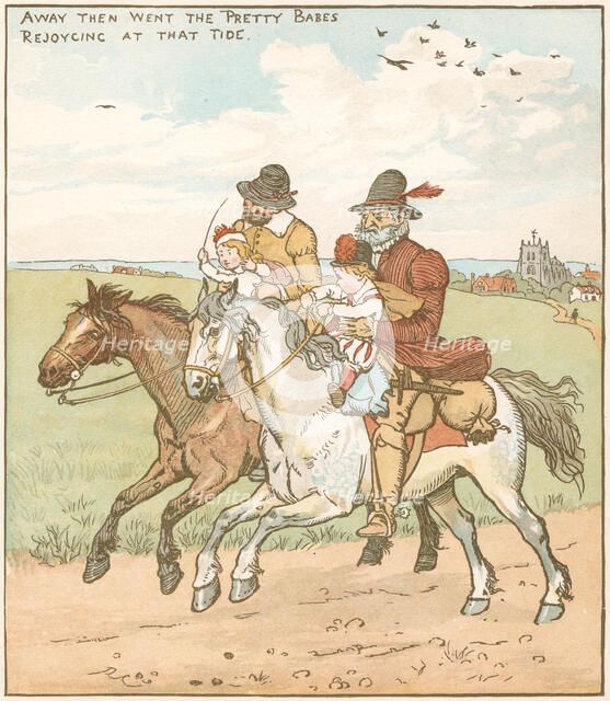 Scene from The Babes in the Wood, 1878. Artist: Randolph Caldecott