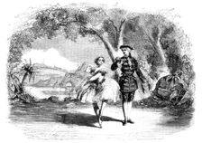 Scene from the Ballet of "La Bresilienne" at the Royal Italian Opera House, Covent Garden, 1858. Creator: Thomas Wilson