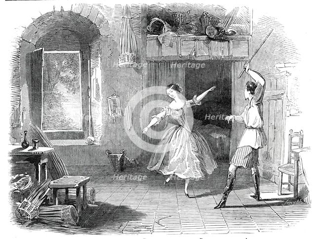 Scene from the ballet of "Le Diable a Quatre", at the Princess' Theatre, 1845. Creator: Unknown.