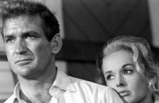 Scene from The Birds by Alfred Hitchcock, 1963