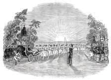 Scene from the Burlesque of "Aladdin; or the Wonderful Lamp", at the Lyceum, 1844. Creator: Unknown
