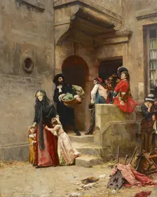 Scene from the Dragonnades. Creator: Girardet, Jules (1856-1938)