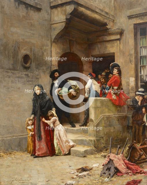 Scene from the Dragonnades. Creator: Girardet, Jules (1856-1938).