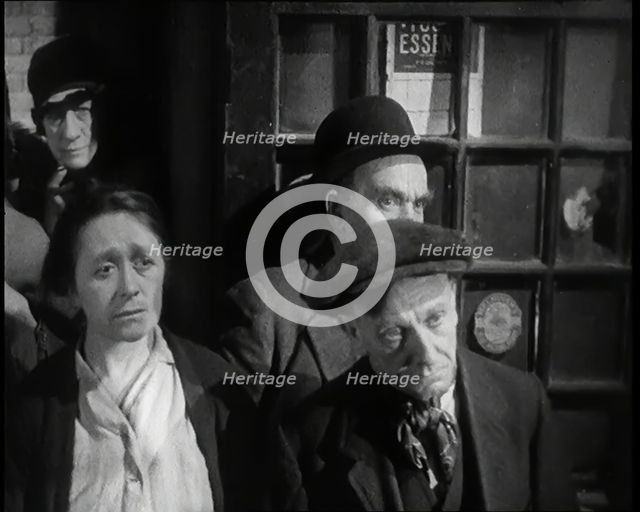 Scene from the Film 'The Informer':  Lars Hansen Arriving at the House of the Mother..., 1920s. Creator: British Pathe Ltd.