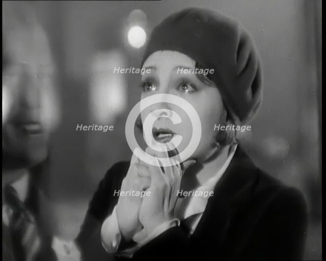 Scene from the Film 'The Informer':  Lya De Putti is Crying, 1920s. Creator: British Pathe Ltd.