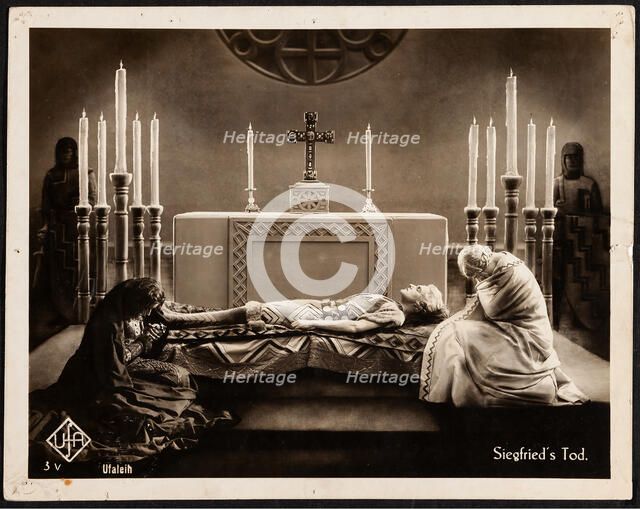 Scene from the film The Nibelungen: Siegfried by Fritz Lang, 1924. Creator: Unknown photographer.