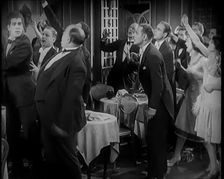 Scene from the Film A Little Bit of Fluff': Farcical Arguments Breaking Out Between..., 1920s. Creator: British Pathe Ltd