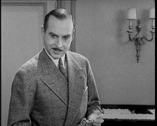 Scene from the Film Champagne': Betty Balfour Entering a Bedroom With a Male..., 1920s. Creator: British Pathe Ltd