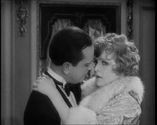 Scene from the Film Champagne': The Actress Betty Balfour Embracing the Male Actor Jean..., 1920s. Creator: British Pathe Ltd