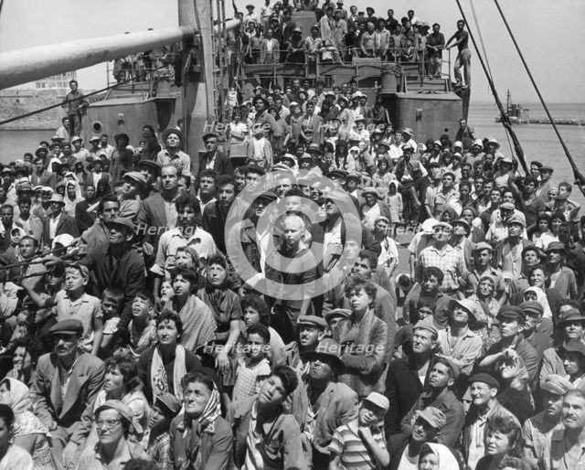 Scene from the film "Exodus", 1960.  Creator: Unknown.