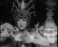 Scene from the Film Piccadilly': The Actor Anna May Wong Performing a Chinese Dance in..., 1920s. Creator: British Pathe Ltd
