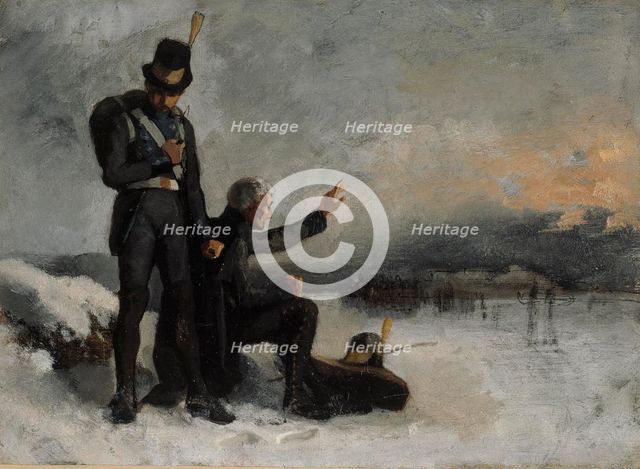 Scene from the Finnish War, 1874. Creator: Albert Edelfelt.