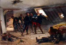 Scene from the Franco-Prussian War, 1875. Creator: Neuville, Alphonse Marie, de (1835-1885)