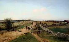 Scene from the Franco-Prussian War, 1870 19th century. Artist: Alphonse de Neuville