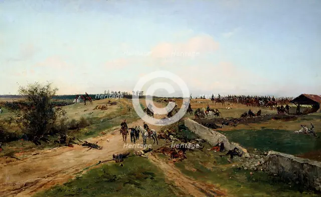 'Scene from the Franco-Prussian War, 1870', 19th century. Artist: Alphonse de Neuville