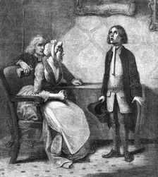 "Scene from The Hypocrite " by R. Smirke, R.A,...National Gallery...South Kensington Museum, 1869 Creator: Unknown