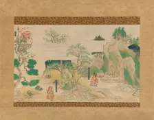 Scene from The Illustrated Legends of Jin’oji Temple (Jin’oji engi emaki) , early 14th century. Creator: Unknown