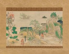 Scene from The Illustrated Legends of Jin’oji Temple (Jin’oji engi emaki) , early 14th century. Creator: Unknown