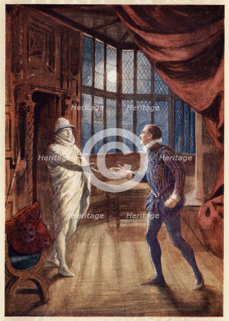 Scene from the opera Don Giovanni (1787), c1914 Artist: Charles A Buchel