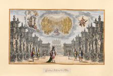 Scene from the opera Il pomo d'oro (The Golden Apple) of A. Cesti to the wedding of Leopold I and Ma