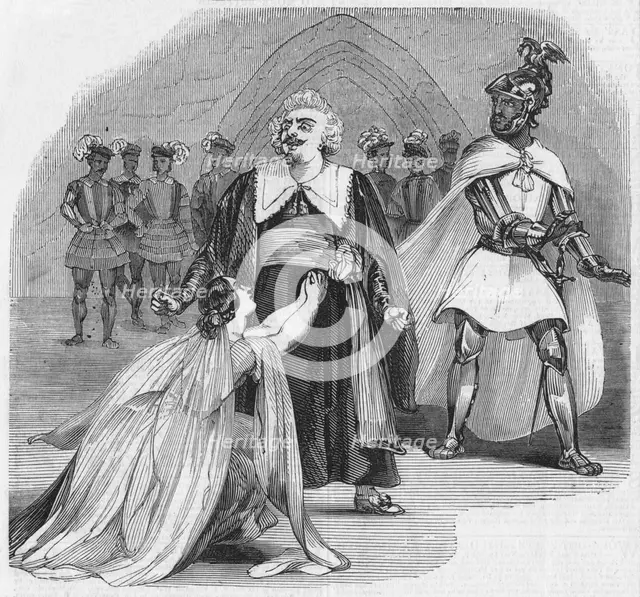 'Scene from the Opera of "Otello", at her Majesty's Theatre', 1900. Creator: Unknown.