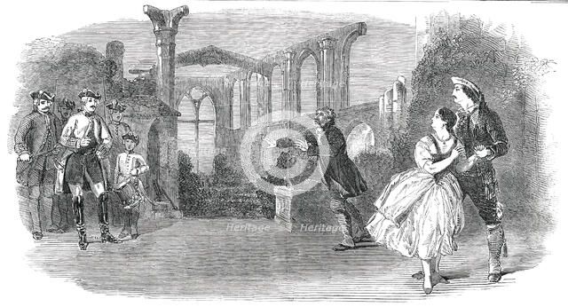 Scene from the Opera of "Le Val d'Andorre", at the St. James's Theatre, 1850. Creator: Unknown.