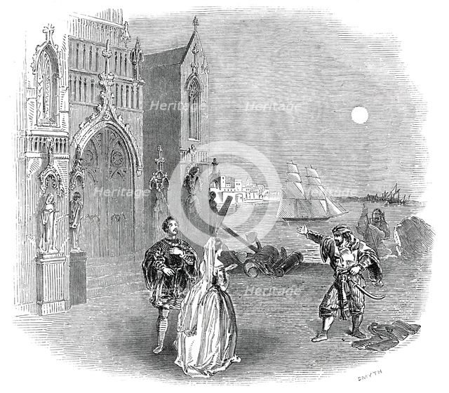 Scene from the opera of "The Enchantress", at Drury Lane Theatre, 1845. Creator: Smyth.
