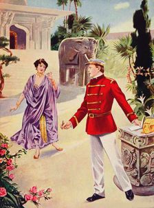Scene from the Opera Lakmé by Léo Delibes. Act I, 1899