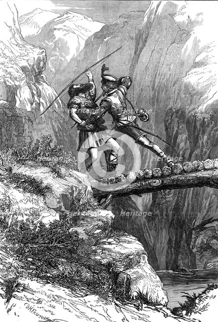 Scene from "The Lady of The Lake," at Drury Lane Theatre, 1872. Creator: Unknown.