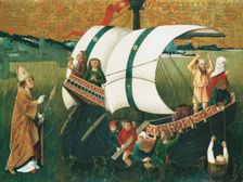 Scene from the Legend of a Bishop Saint, c1480. Creator: Unknown