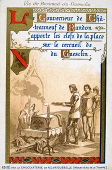 Scene from the life of Bertrand du Guesclin, (19th century)