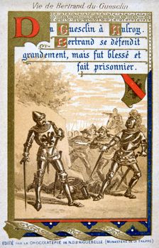 Scene from the life of Bertrand du Guesclin, (19th century)