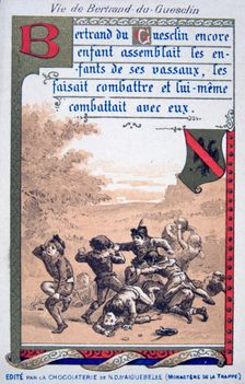 Scene from the life of Bertrand du Guesclin, (19th century)