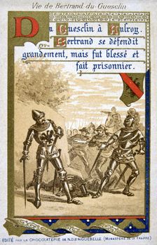 Scene from the life of Bertrand du Guesclin, (19th century)